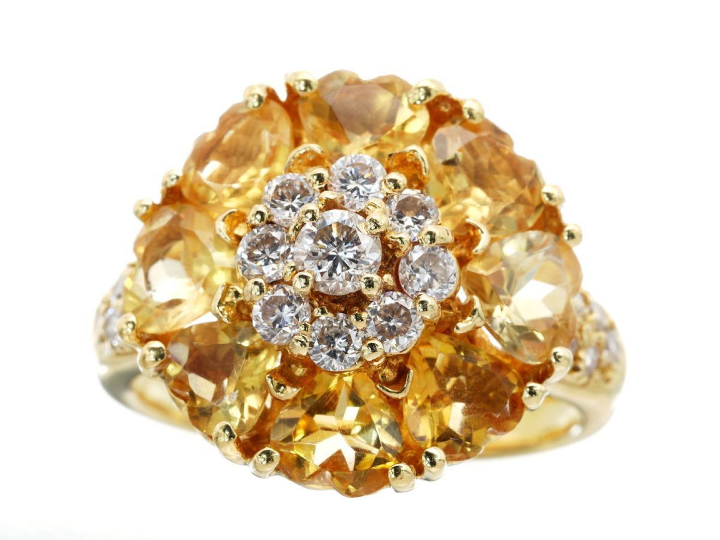 CT2.83ct D0.68ct K18 7.4g Ring
