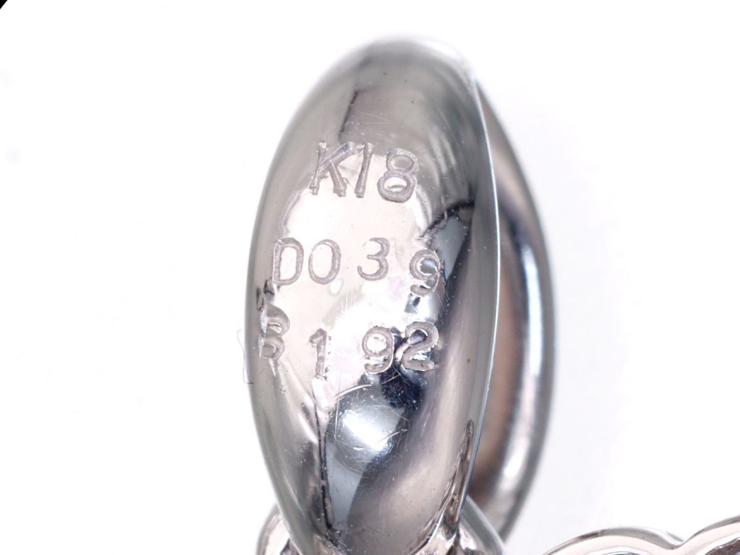 R1.92ct D0.39ct K18WG 5.4g Pendant Top