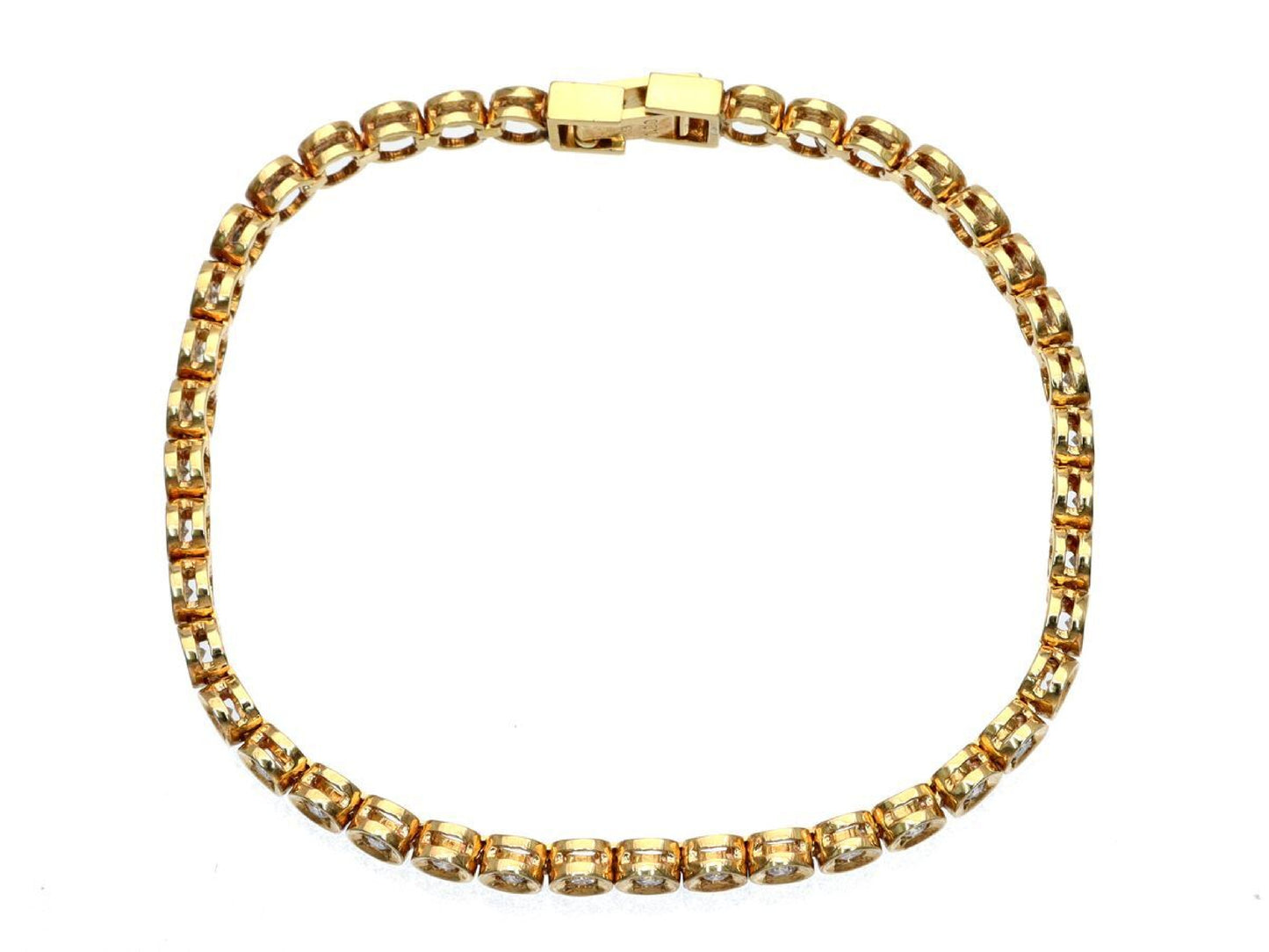 D1.00ct K18 12.9g Bracelet/Bangle