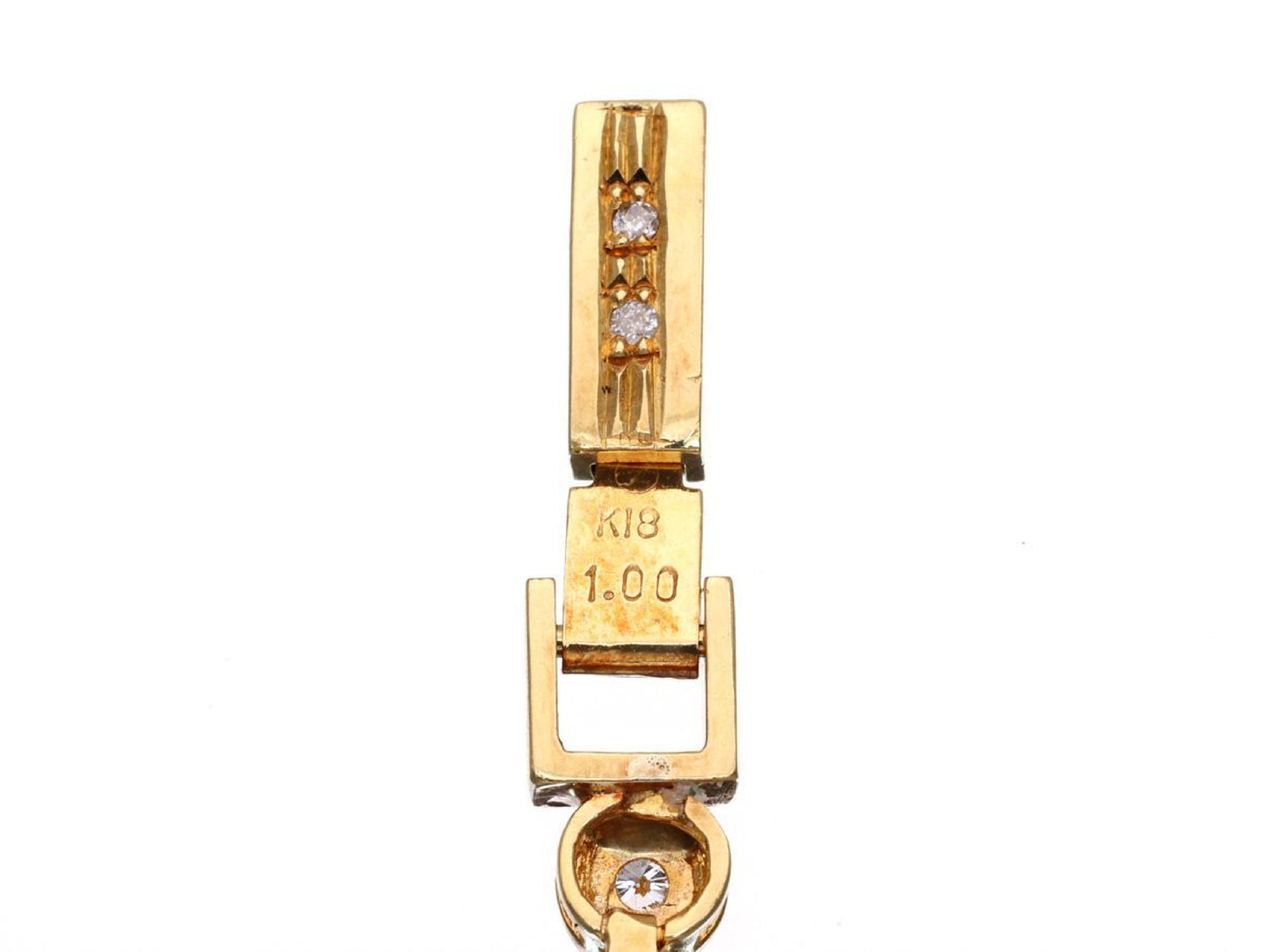 D1.00ct K18 12.9g Bracelet/Bangle