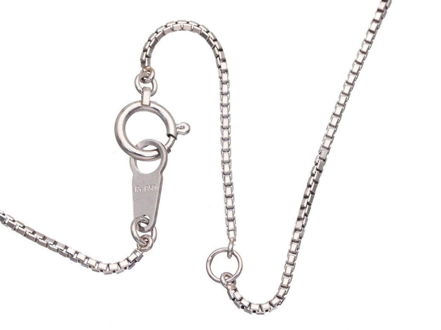FOP 0.909ct D 0.44ct Pt/Pt850 7.3g Necklace