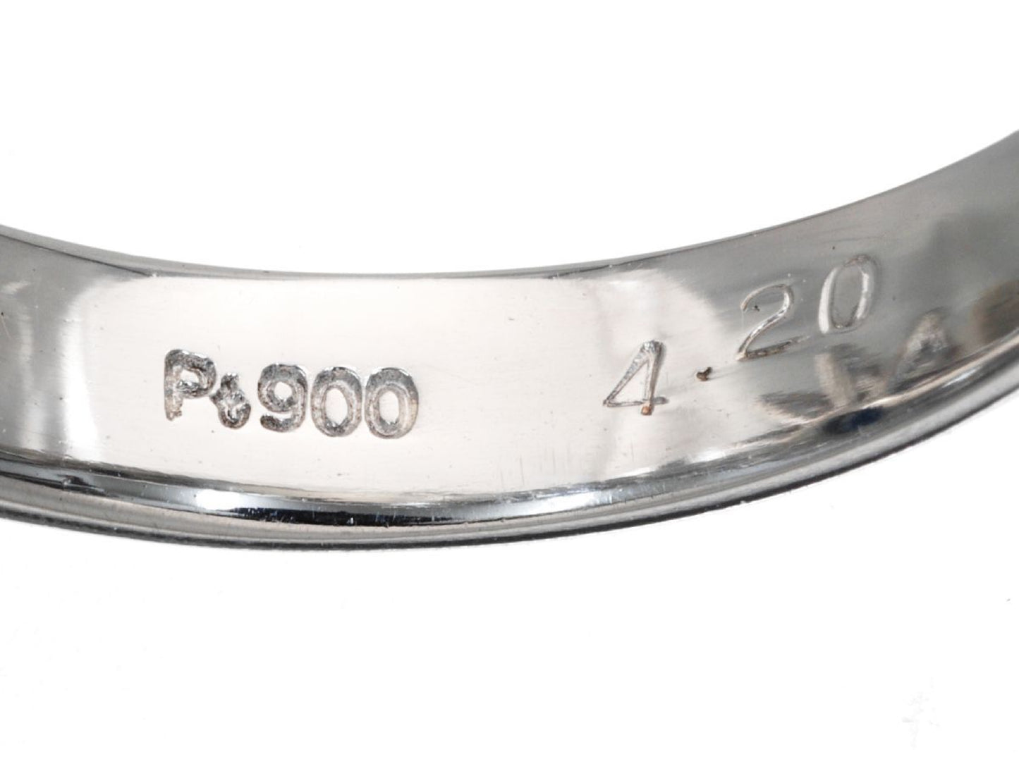 S4.20ct D1.22ct Pt900 8.5g Ring