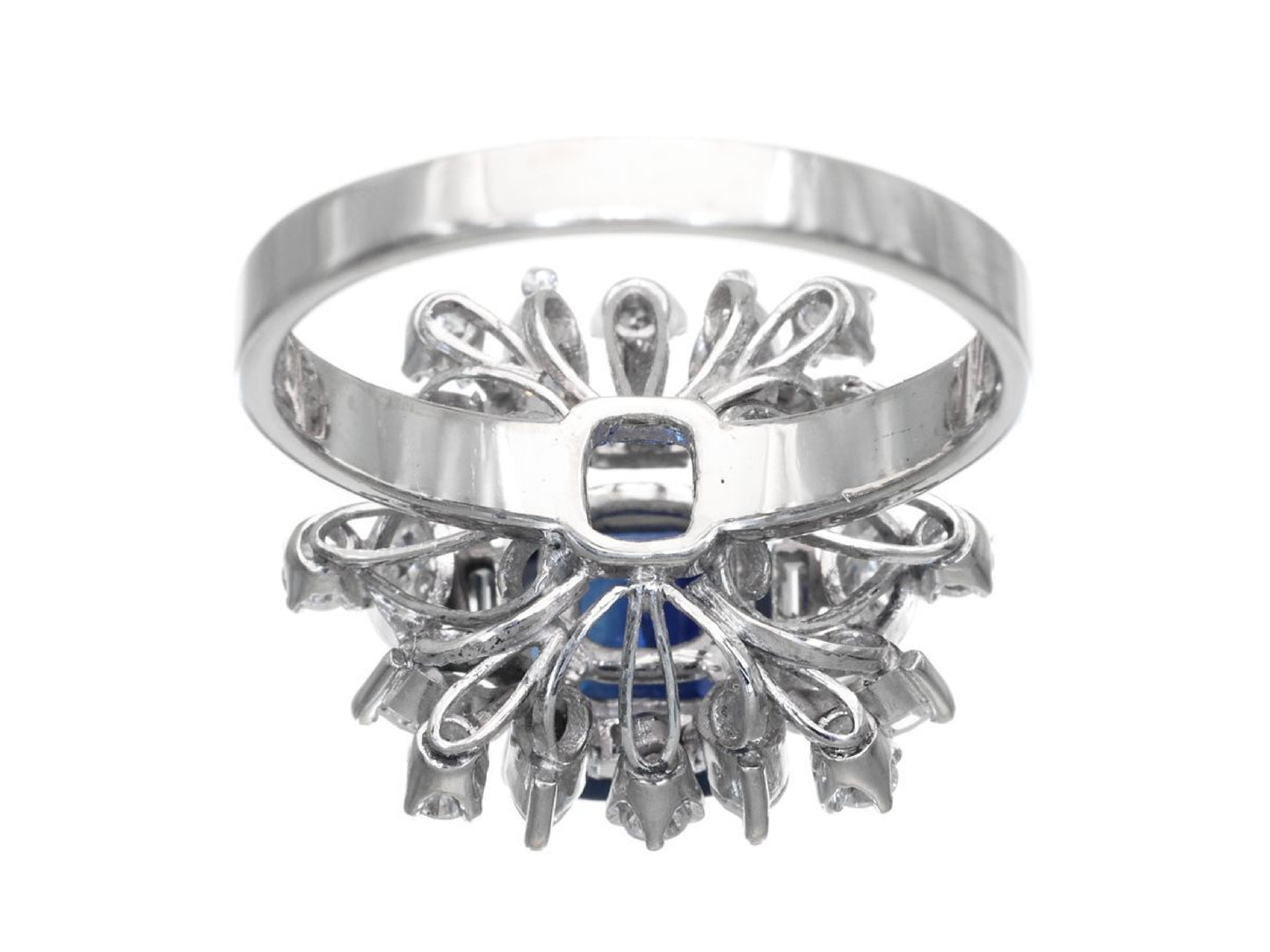 S2.04ct D0.92ct PT850 6.6g Ring