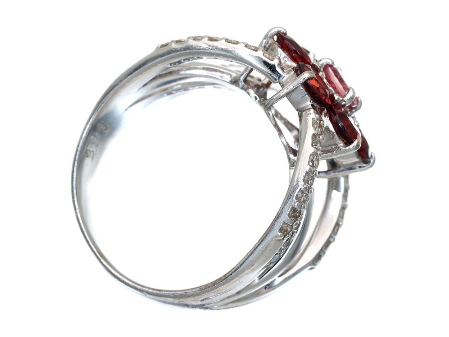 TL0.32ct G2.20ct Diamond K18WG 7.3g Ring