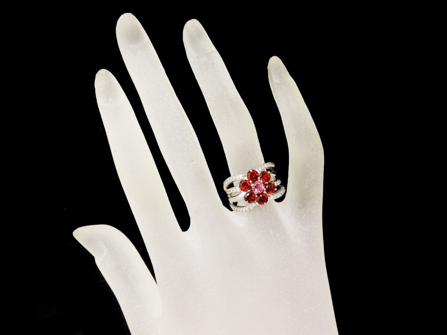 TL0.32ct G2.20ct Diamond K18WG 7.3g Ring