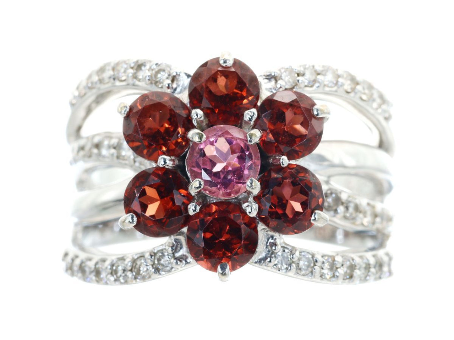 TL0.32ct G2.20ct Diamond K18WG 7.3g Ring
