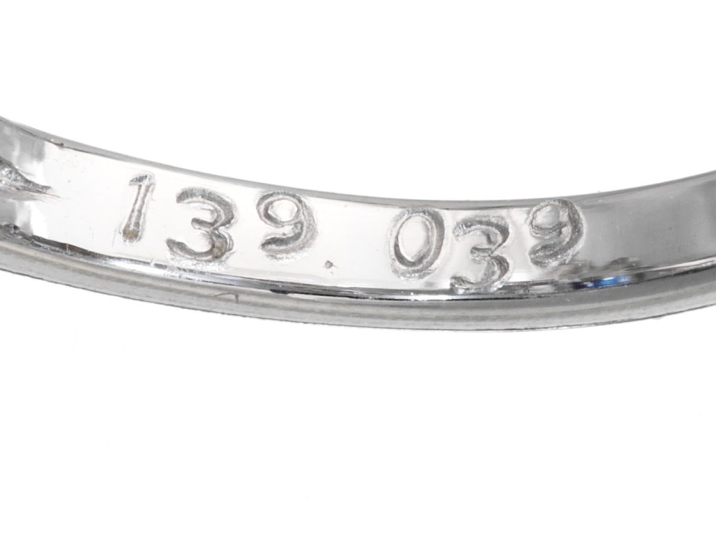 S1.39ct D0.39ct PT850 4.5g Ring