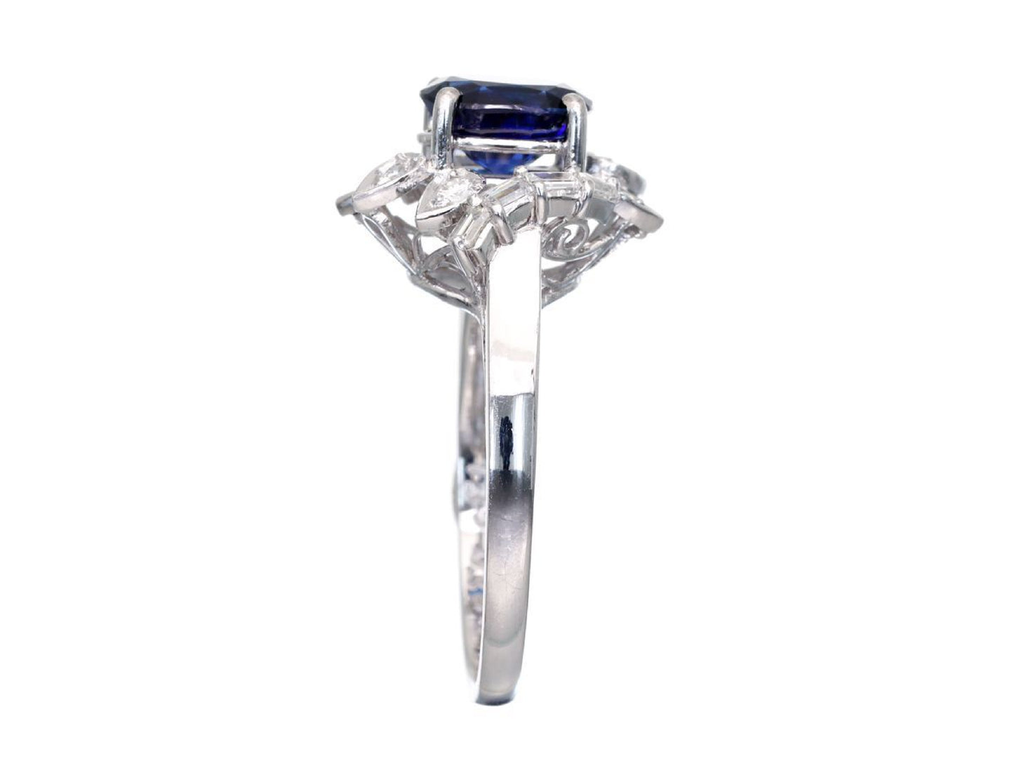 S1.39ct D0.39ct PT850 4.5g Ring