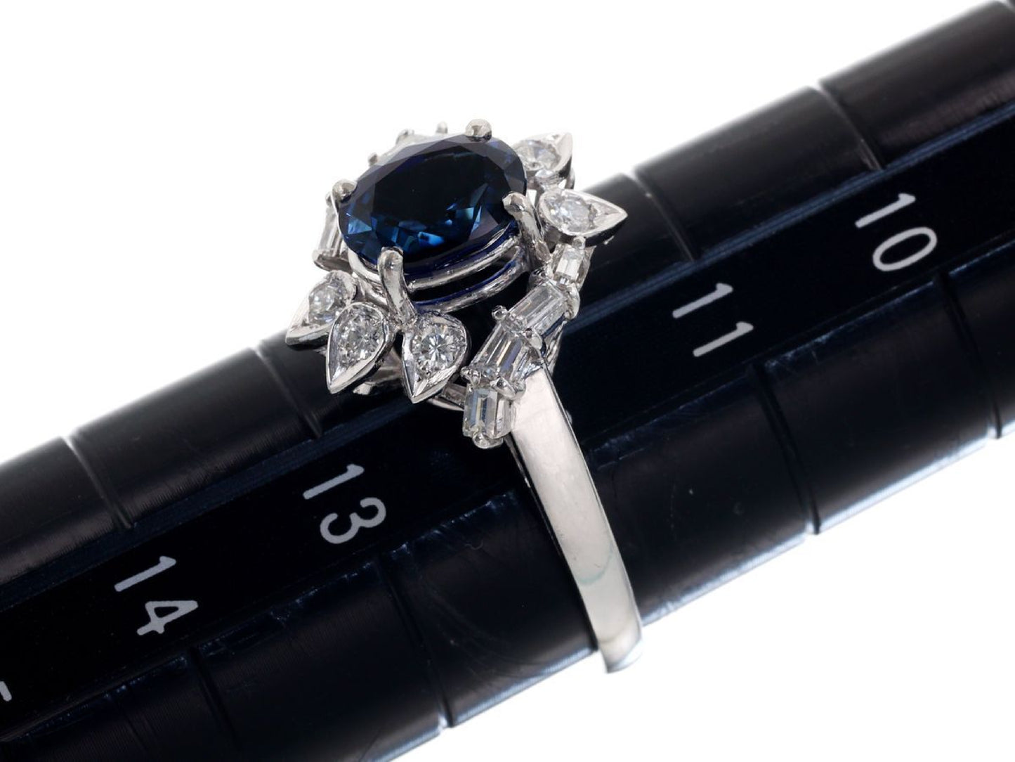 S1.39ct D0.39ct PT850 4.5g Ring