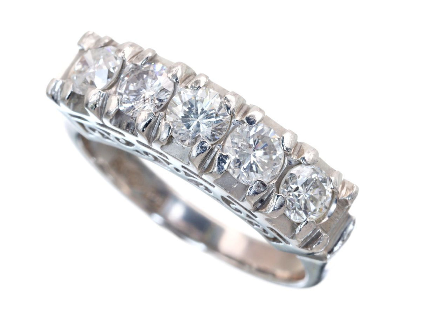 D1.00ct Pt900 6.8g Ring