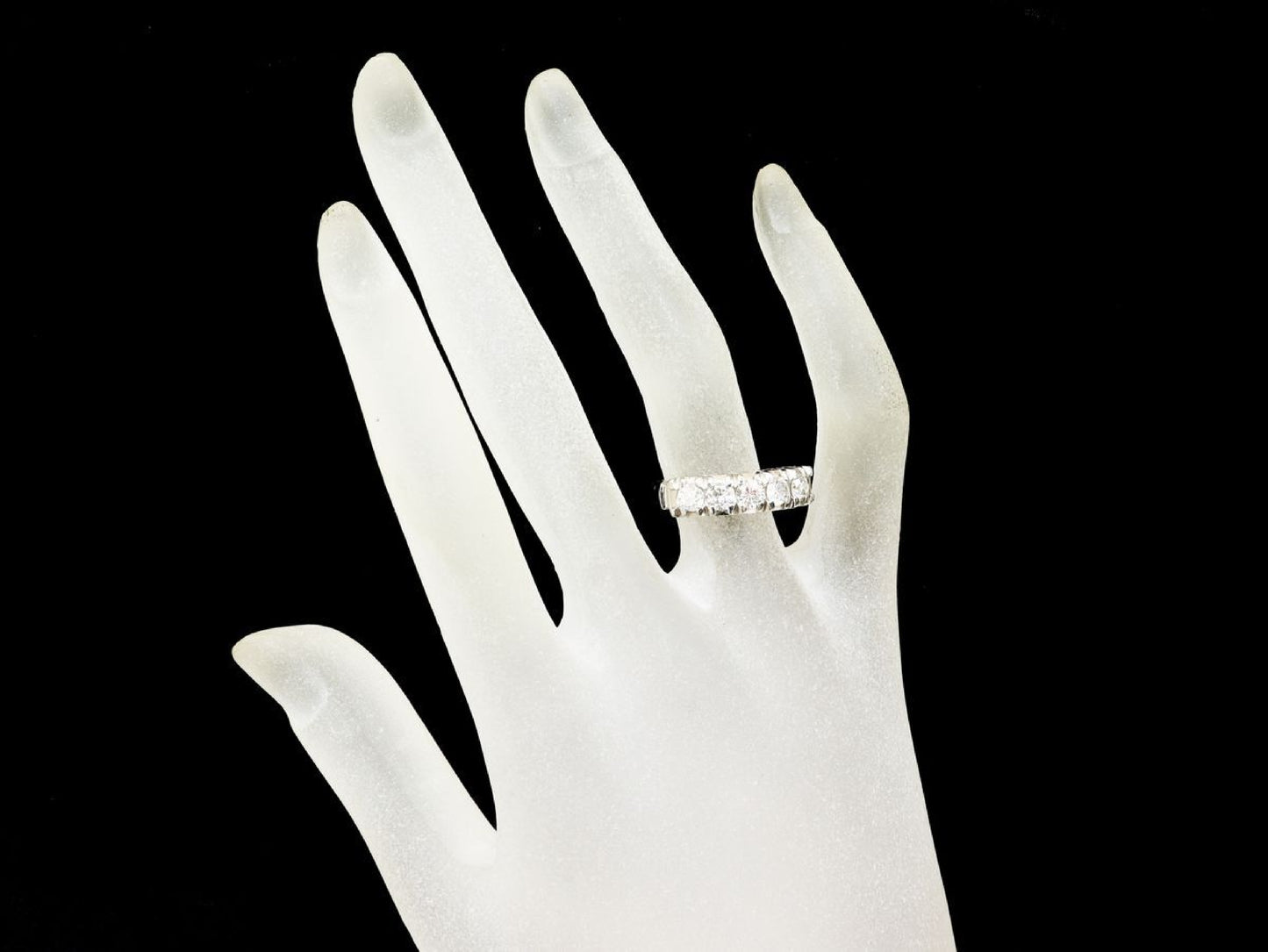D1.00ct Pt900 6.8g Ring