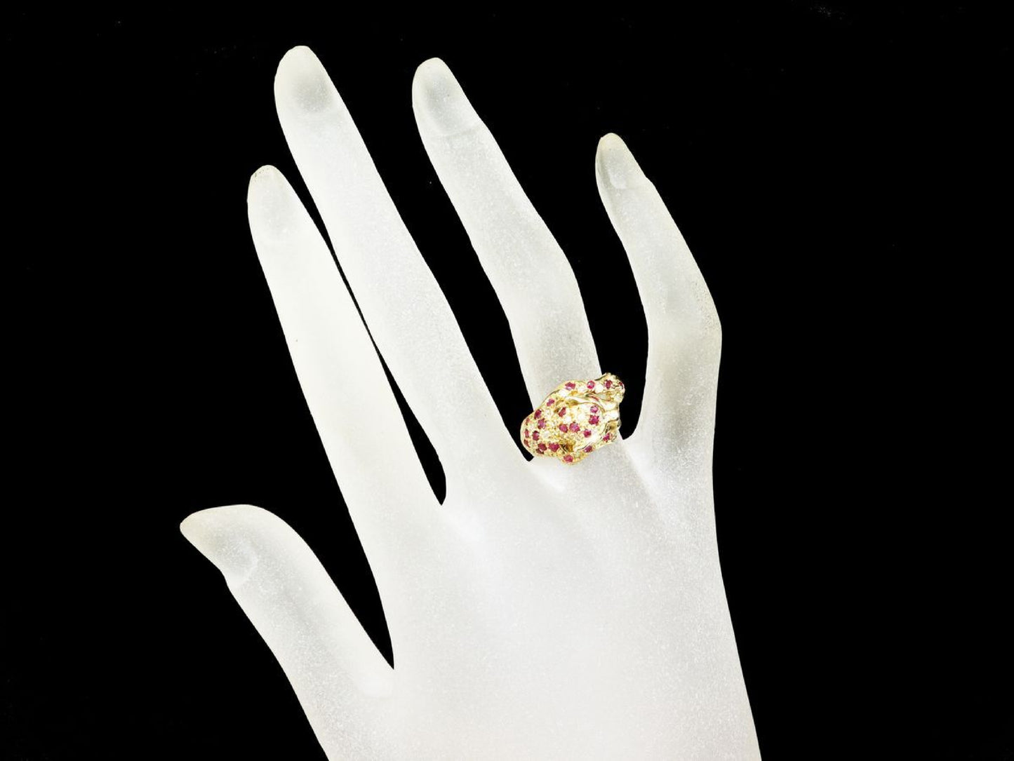 Ruby and Diamond 14K Gold Ring, 4.9g
