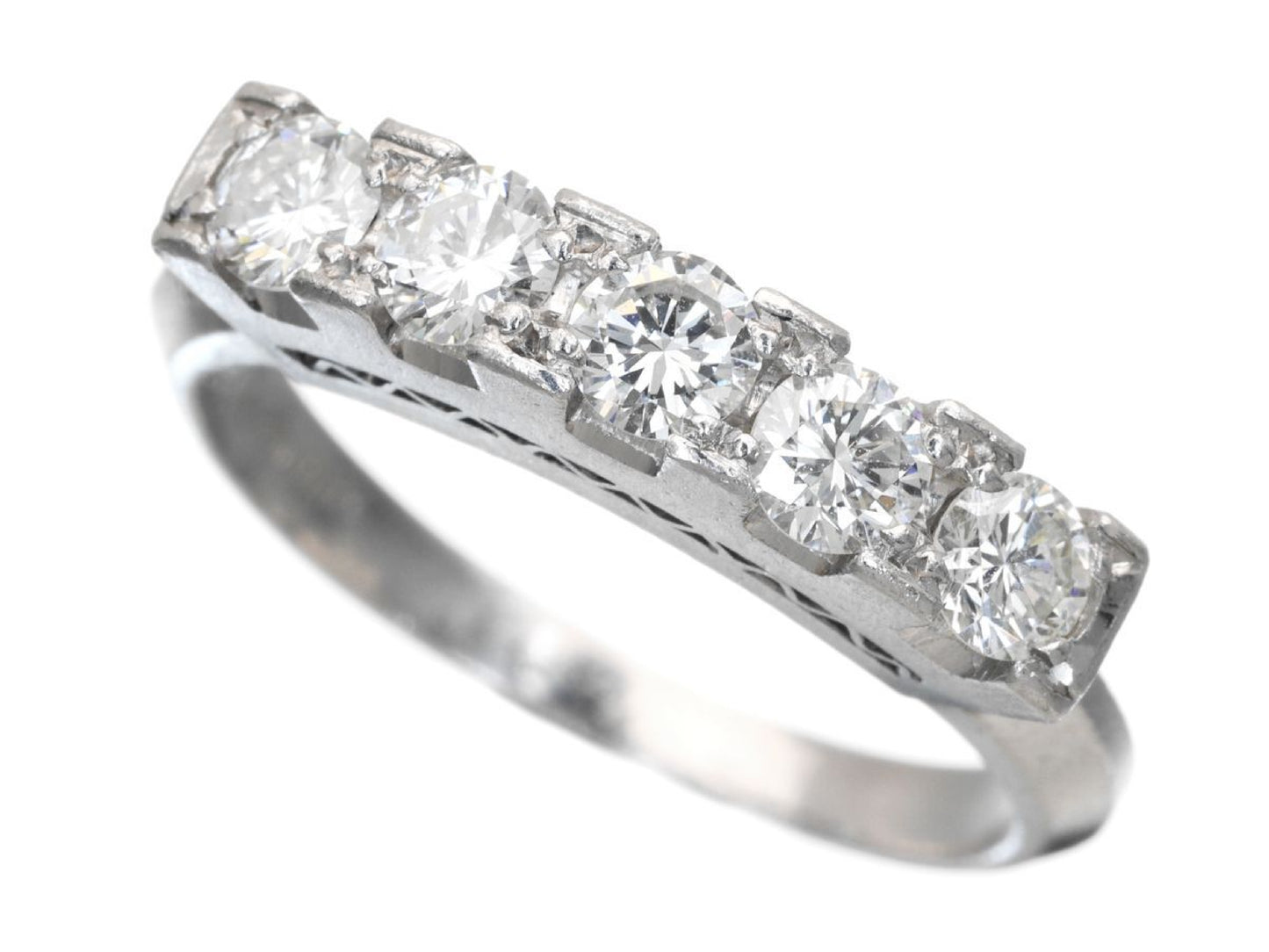 D0.83ct Pt900 5.9g Ring