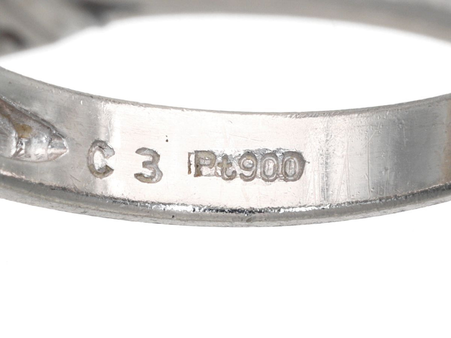 D1.21ct Pt900 6.7g Ring