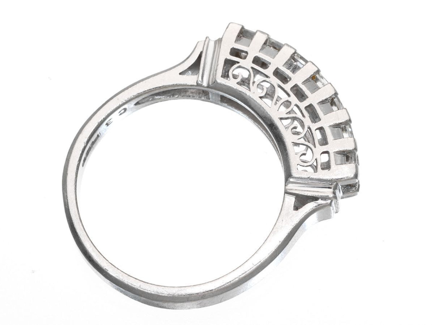 D1.21ct Pt900 6.7g Ring