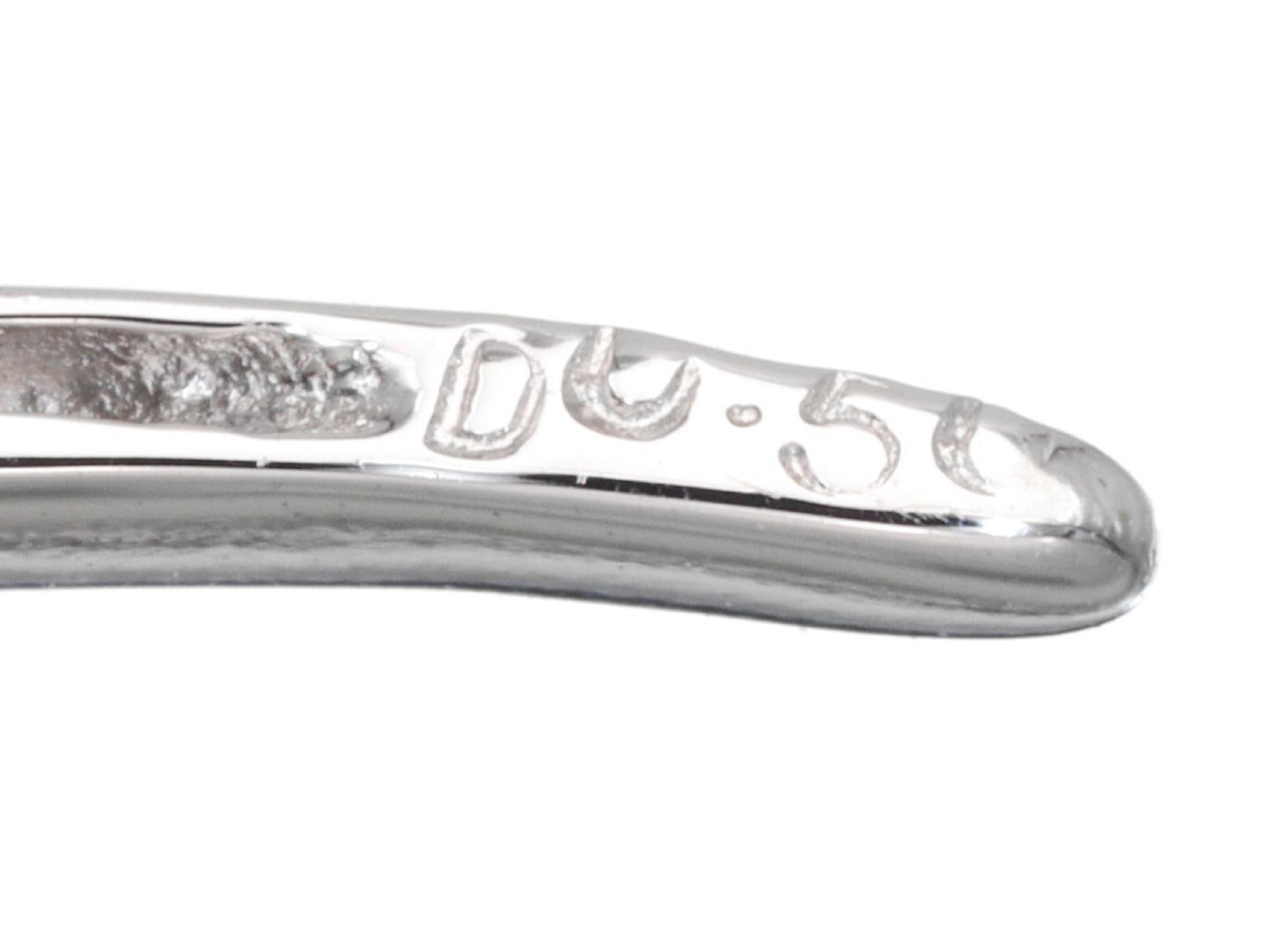 D0.50ct K18WG 3.8g Brooch