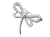 D0.50ct K18WG 3.8g Brooch