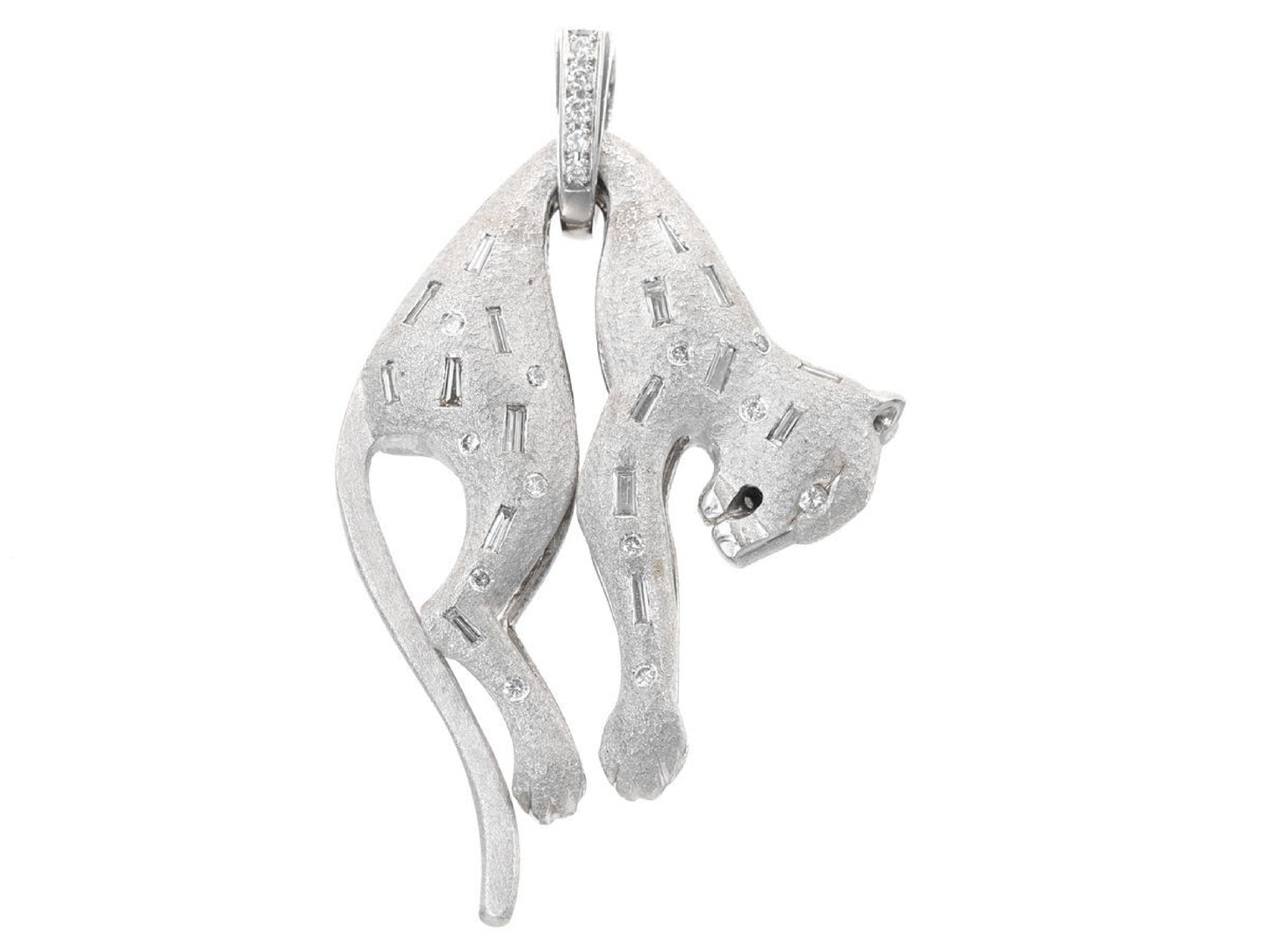 D0.33/0.46ct Pt900 27.0g Pendant Top