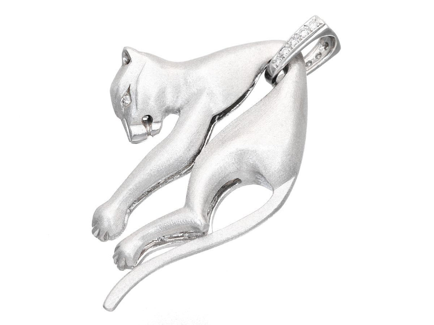 D0.33/0.46ct Pt900 27.0g Pendant Top