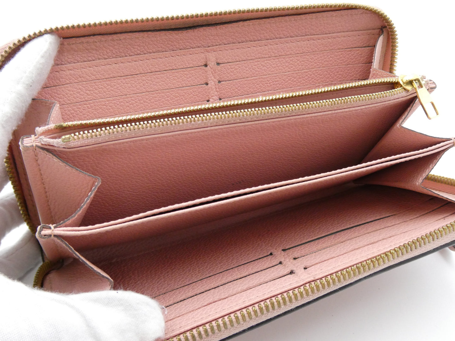 LOUIS VUITTON Monogram Empreinte Zippy Wallet