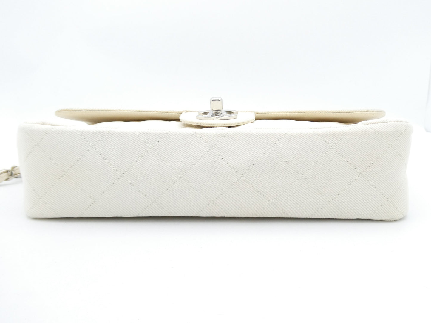 CHANEL Matelasse Coco Mark Canvas Chain Shoulder Bag