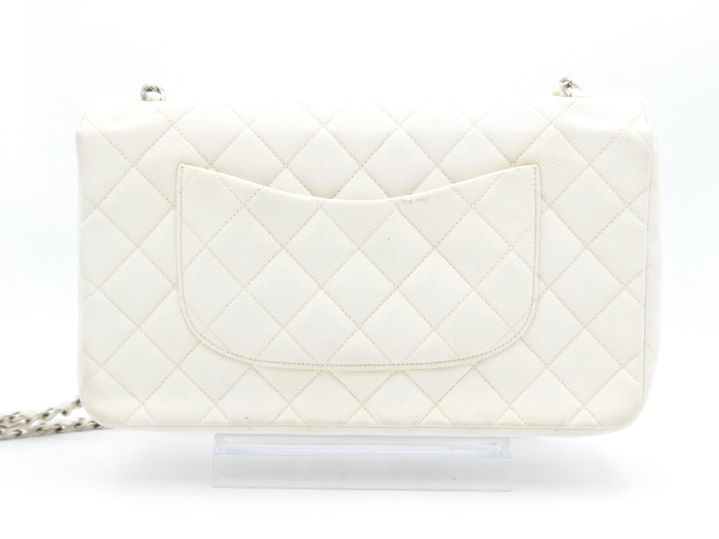 CHANEL Matelasse Coco Mark Canvas Chain Shoulder Bag