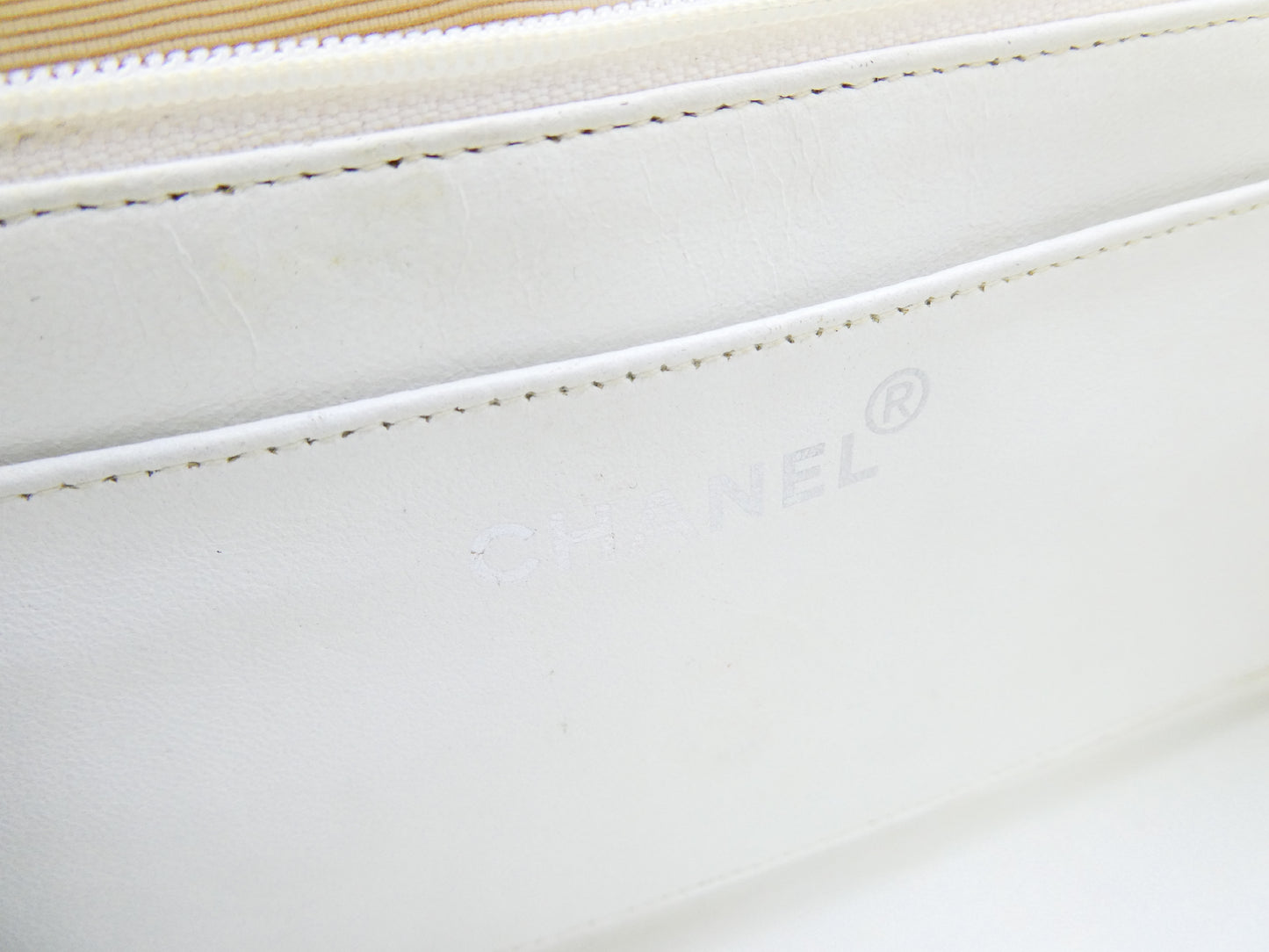 CHANEL Matelasse Coco Mark Canvas Chain Shoulder Bag