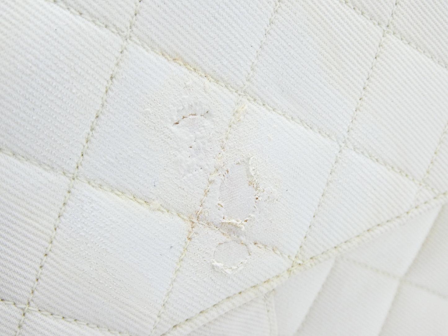 CHANEL Matelasse Coco Mark Canvas Chain Shoulder Bag