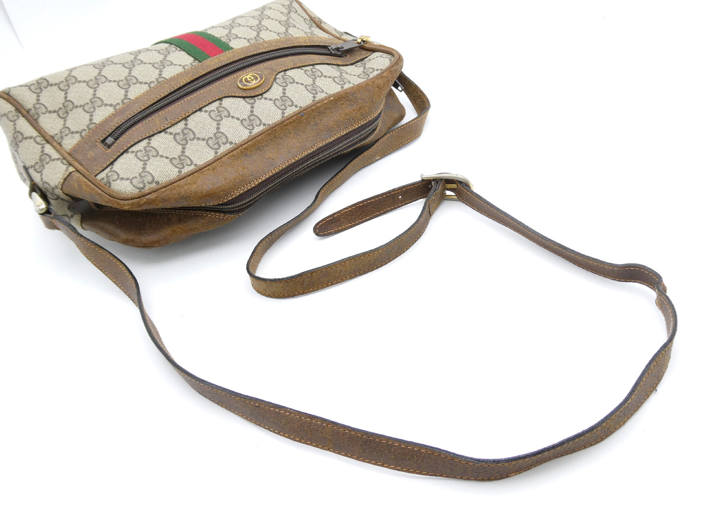 GUCCI Sherry GG Supreme Shoulder Bag