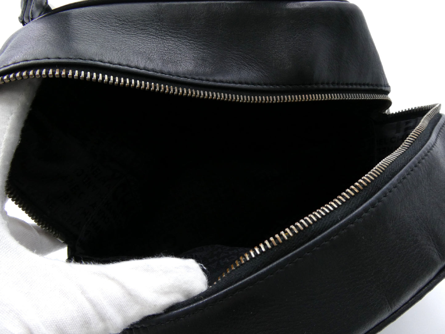 CHANEL Chocolate Bar Coco Mark Leather Handbag