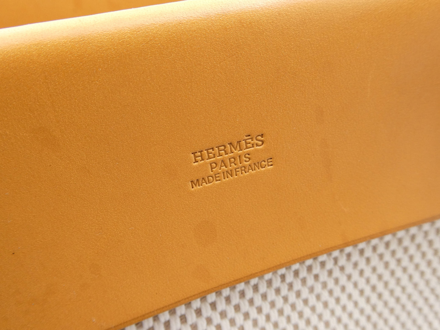 HERMES Airbag Cabas PM Shoulder Bag with G Stamp