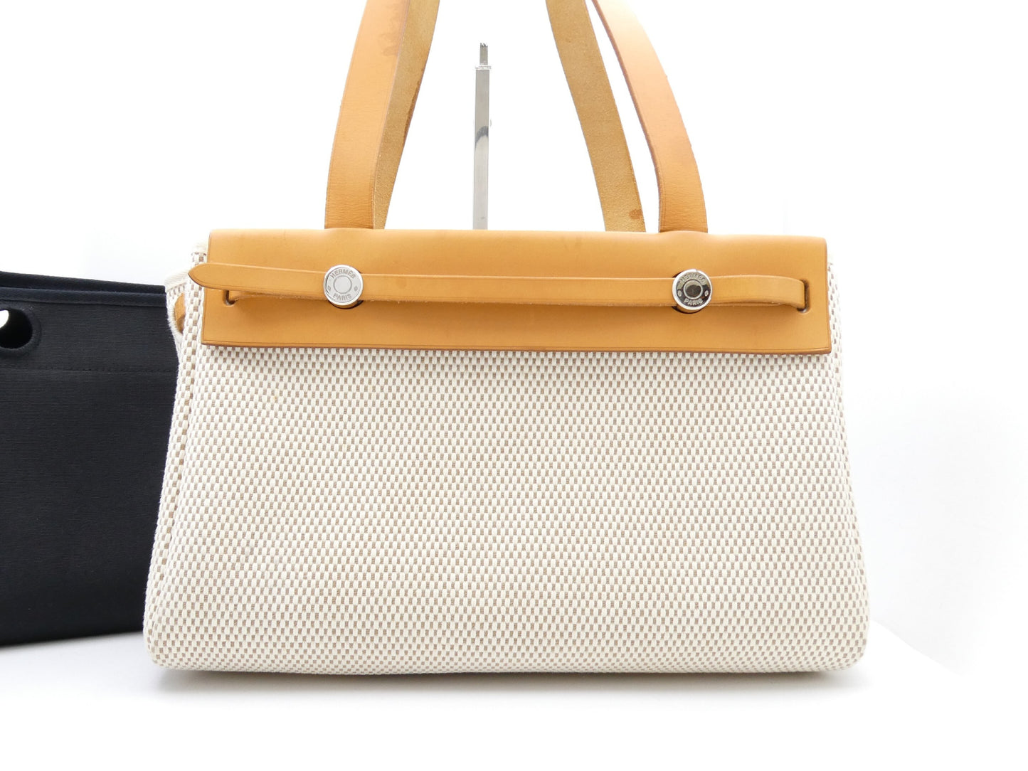 HERMES Airbag Cabas PM Shoulder Bag with G Stamp