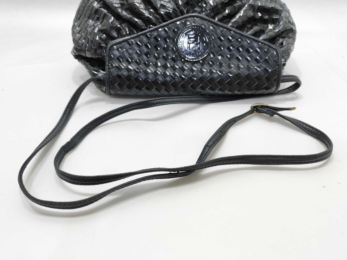 FENDI Braided Shoulder Bag/Clutch Bag