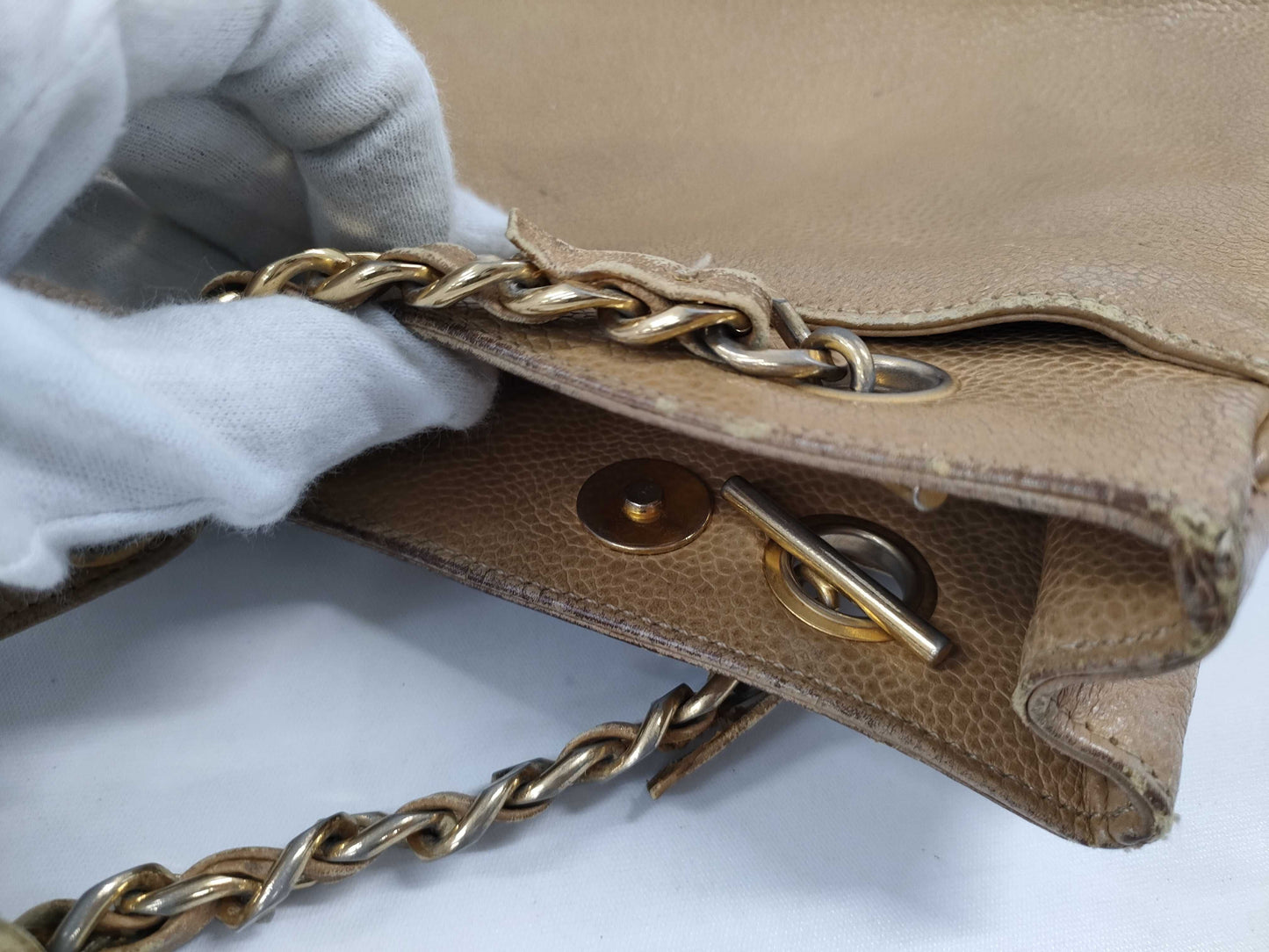 CHANEL Triple Coco Chain Shoulder Bag