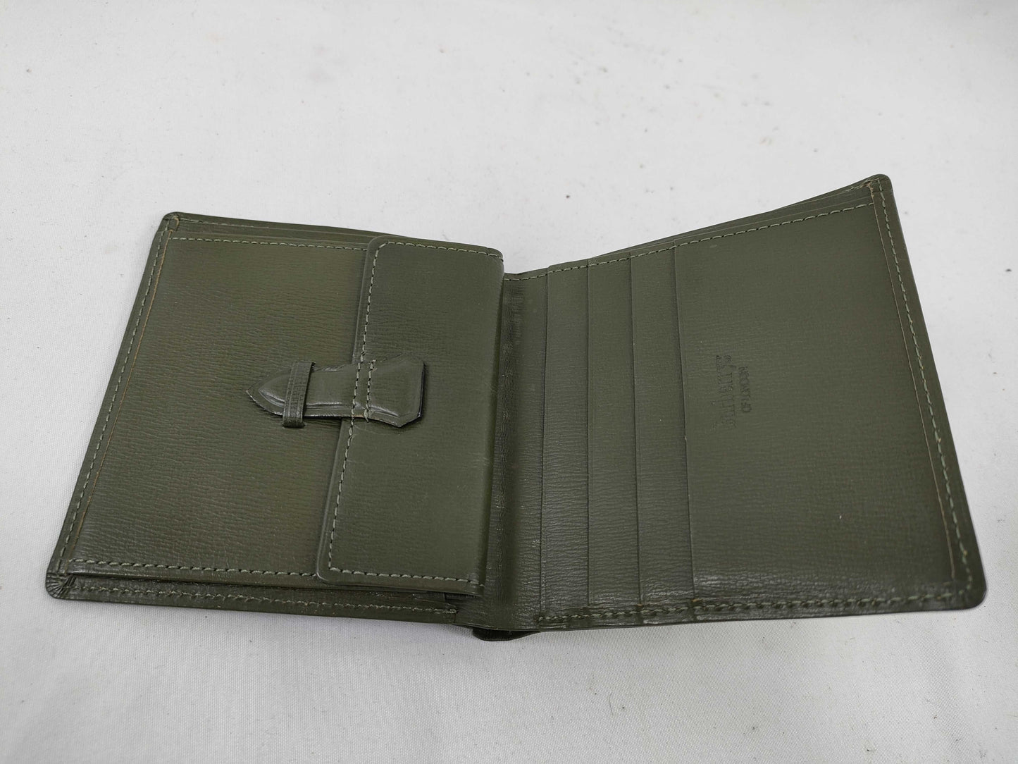 Burberrys Folding Wallet Green Wallet