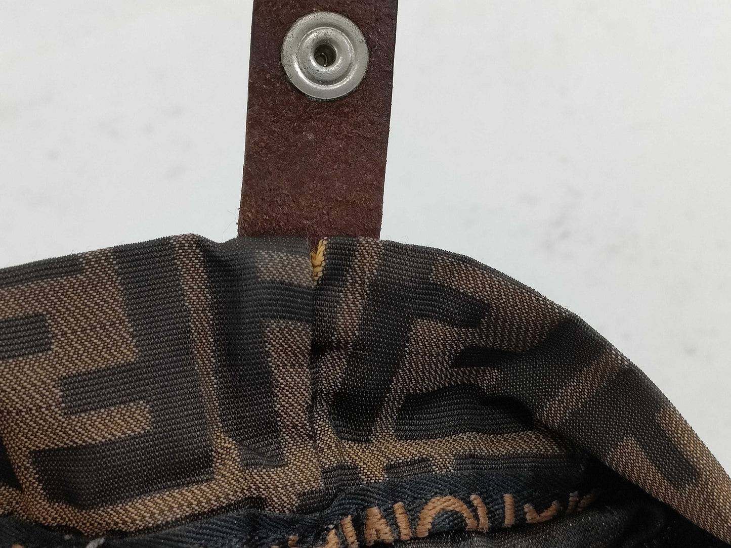 FENDI Zucca pattern FENDI canvas and leather Zucca tote bag