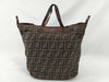 FENDI Zucca pattern FENDI canvas and leather Zucca tote bag