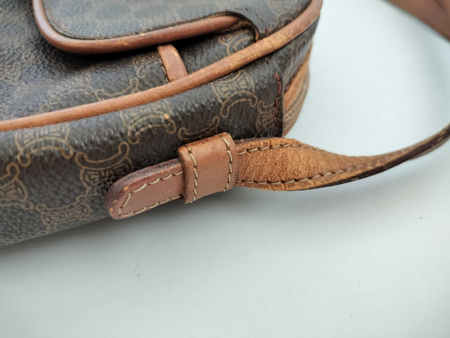 CELINE Macadam Shoulder Bag