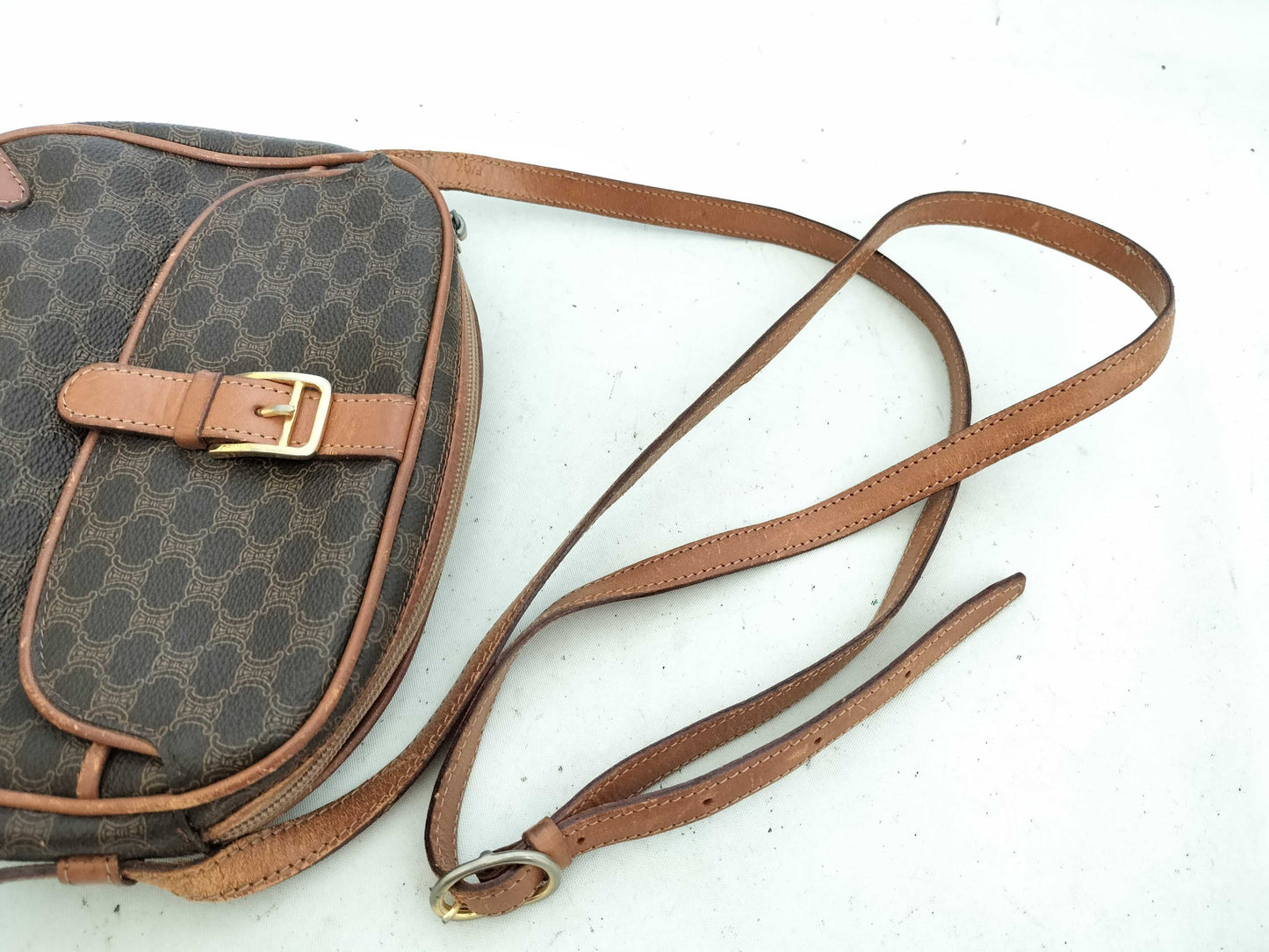 CELINE Macadam Shoulder Bag