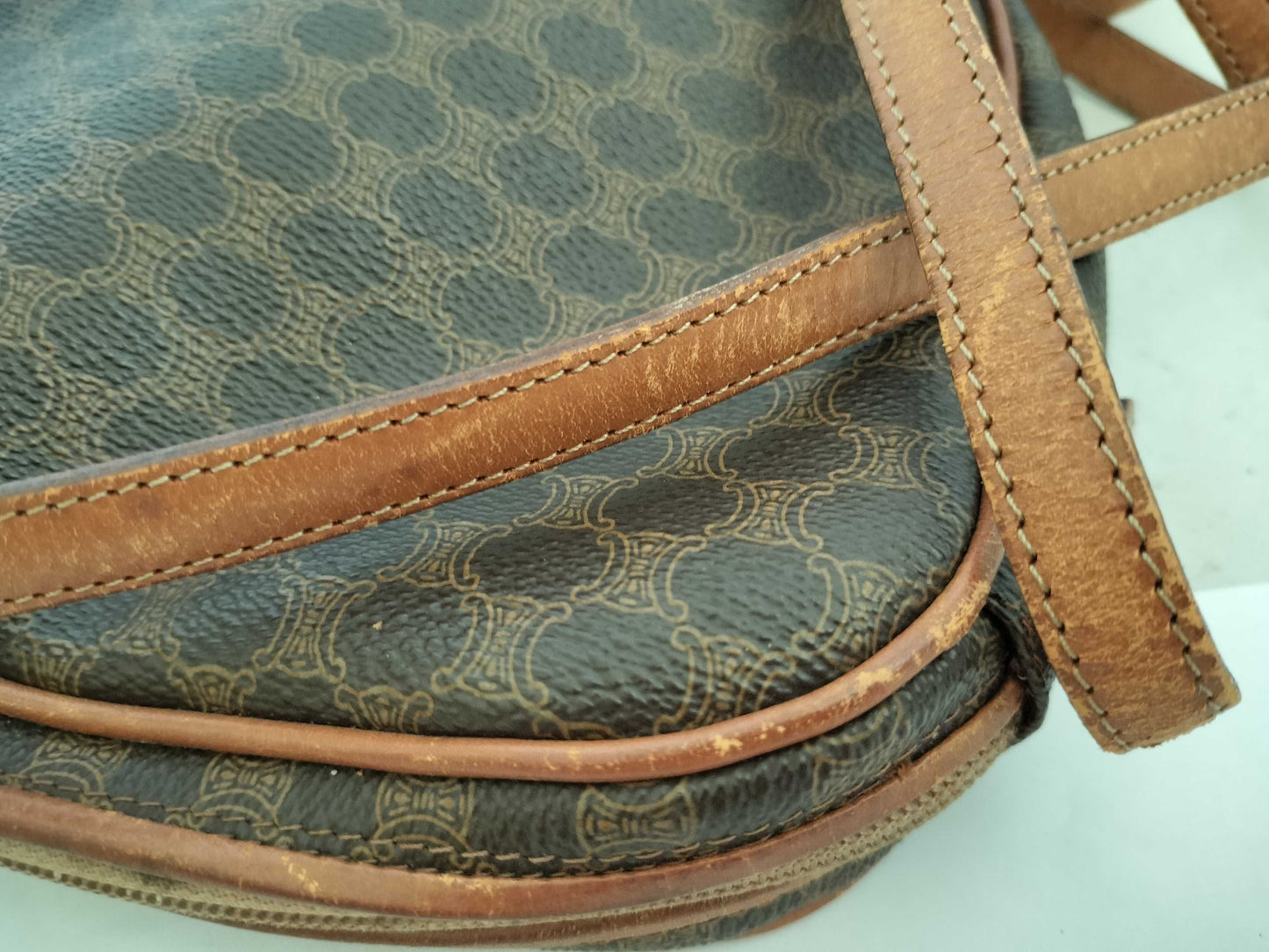 CELINE Macadam Shoulder Bag