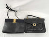 Salvatore Ferragamo Vara handbag and shoulder bag lizard set