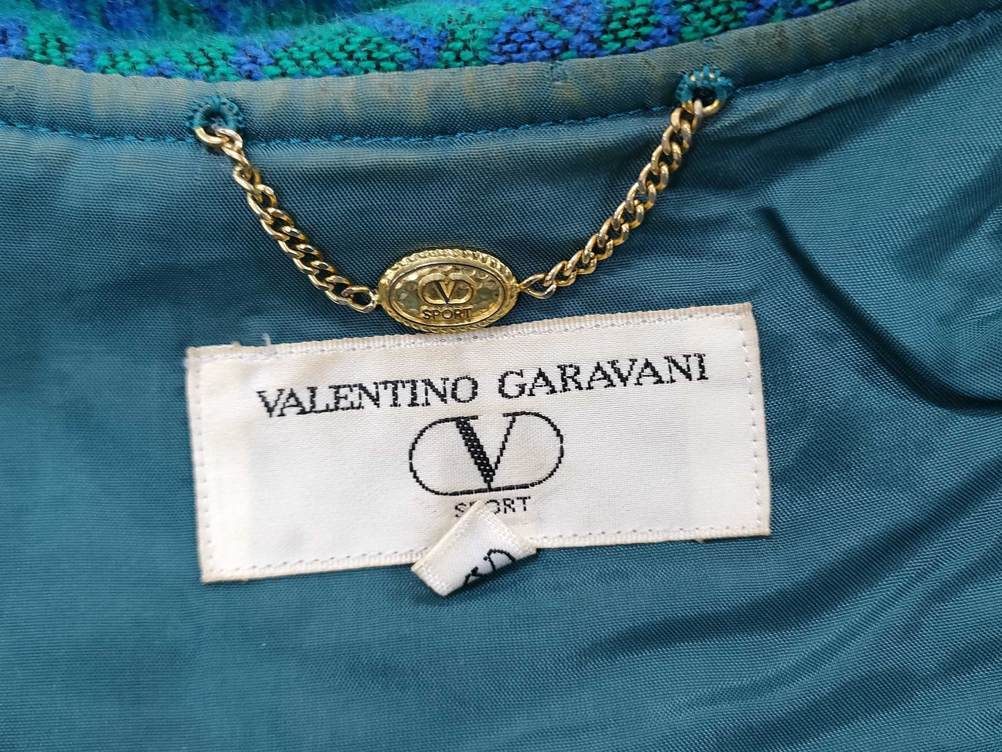 Valentino Garavani Valentino Garavani Valentino Sports Hooded Coat with V Logo, Size 38