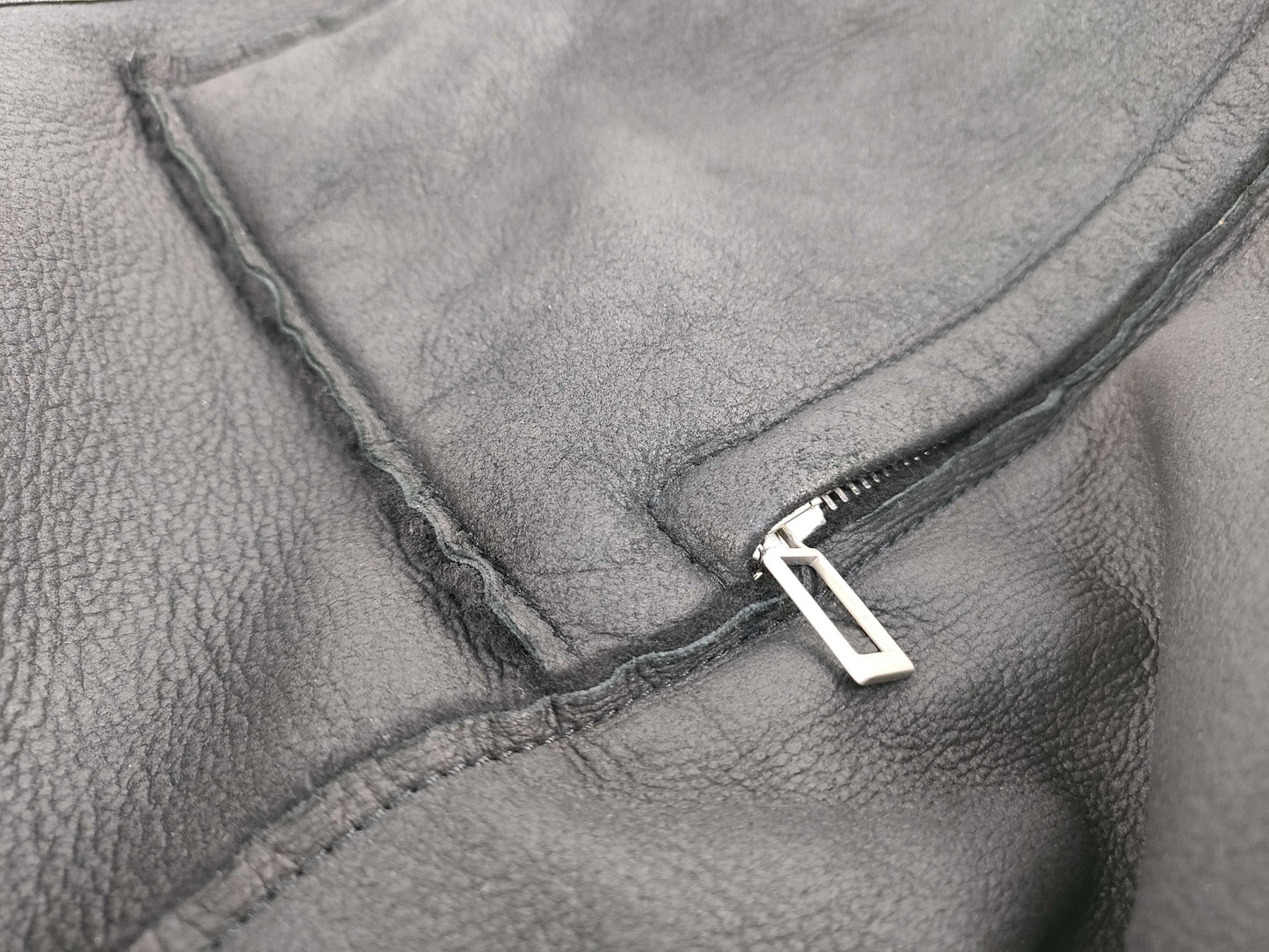 Dior Dior Homme 10AW Christmas Eve Real Mouton Single Rider Jacket