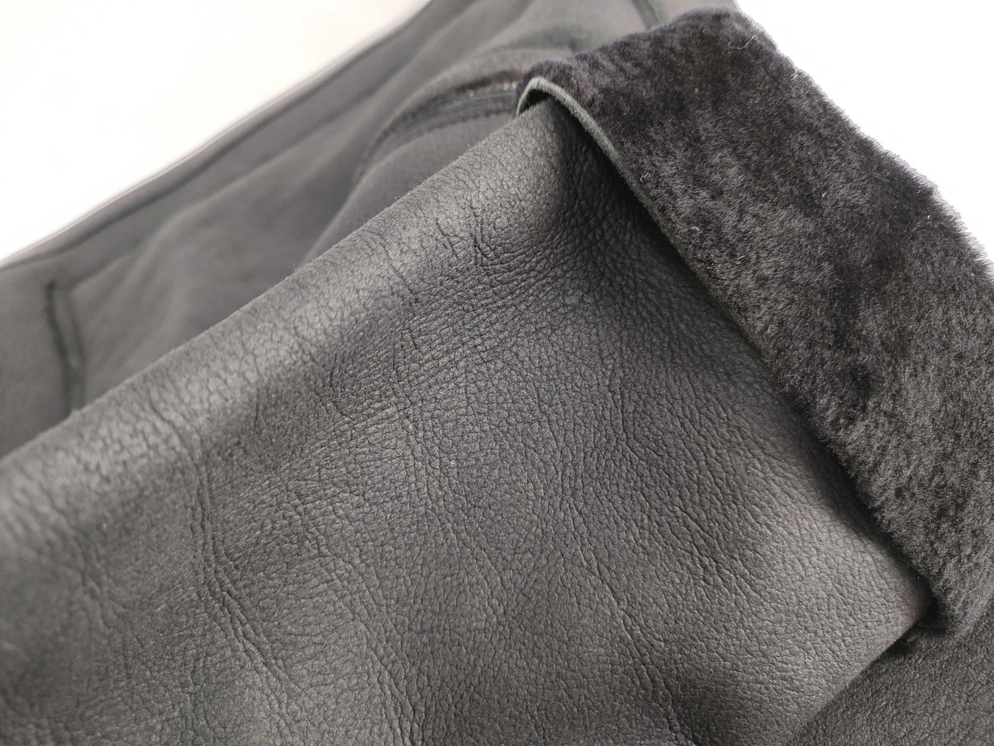 Dior Dior Homme 10AW Christmas Eve Real Mouton Single Rider Jacket