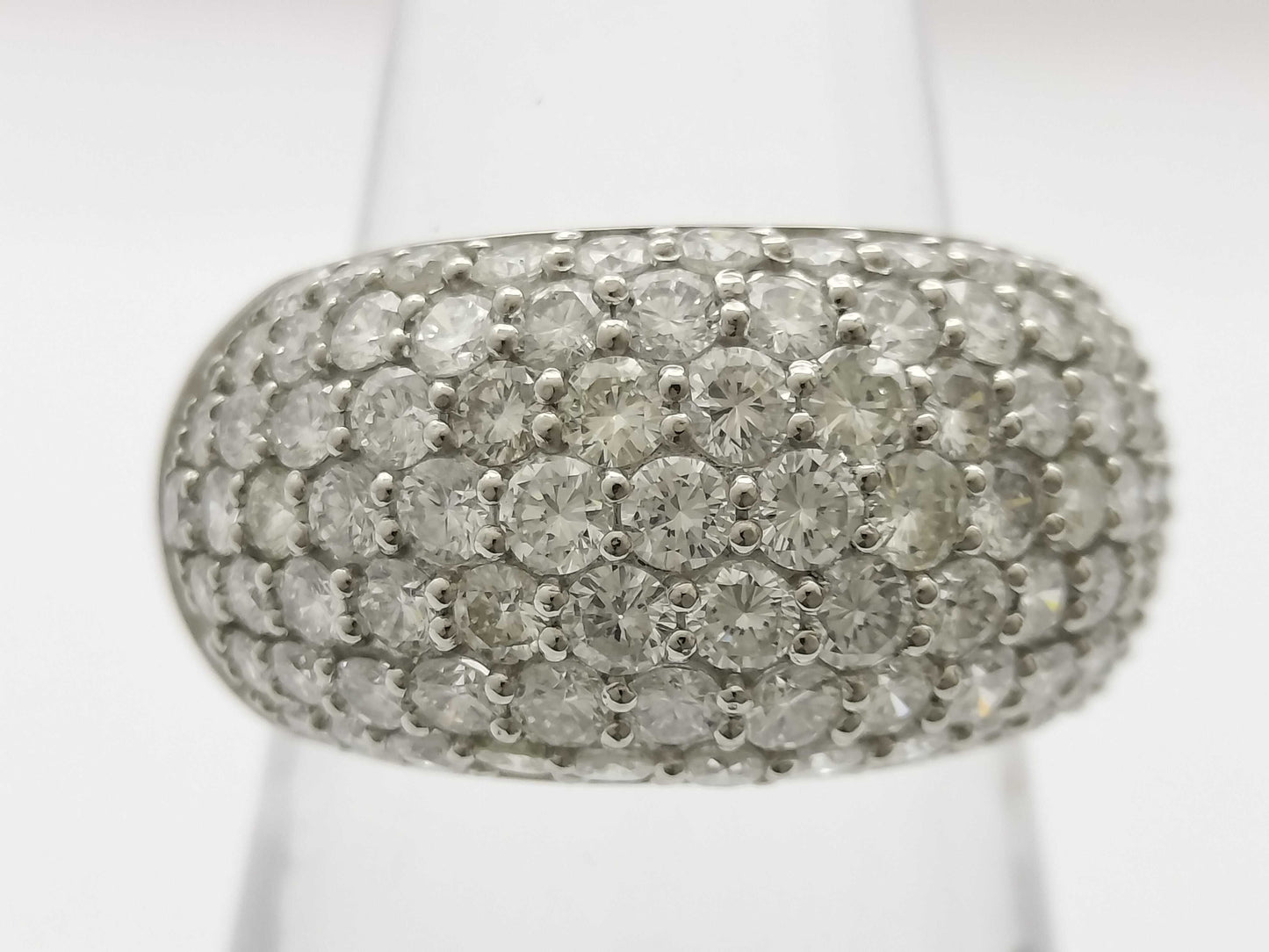 D4.112ct PT900 10.2g Ring