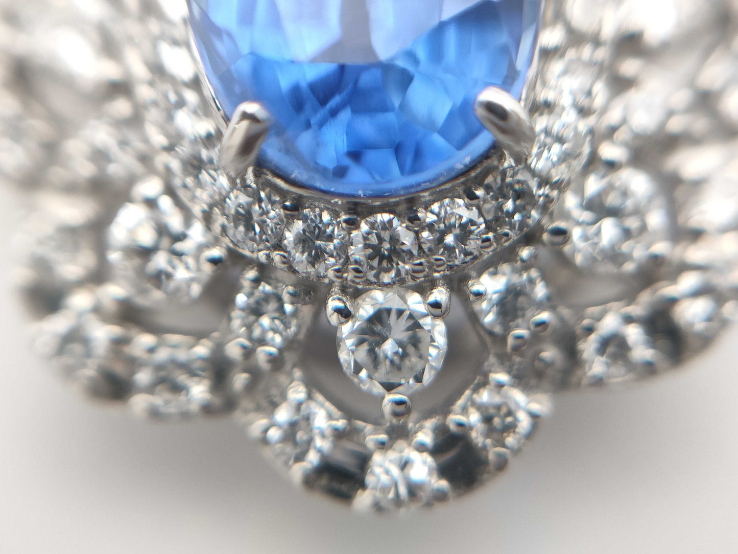 S1.740ct D1.29ct PT900 3.7g Pendant Top