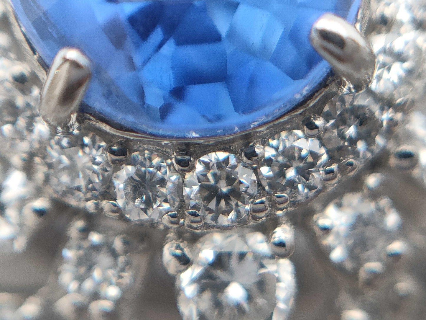 S1.740ct D1.29ct PT900 3.7g Pendant Top