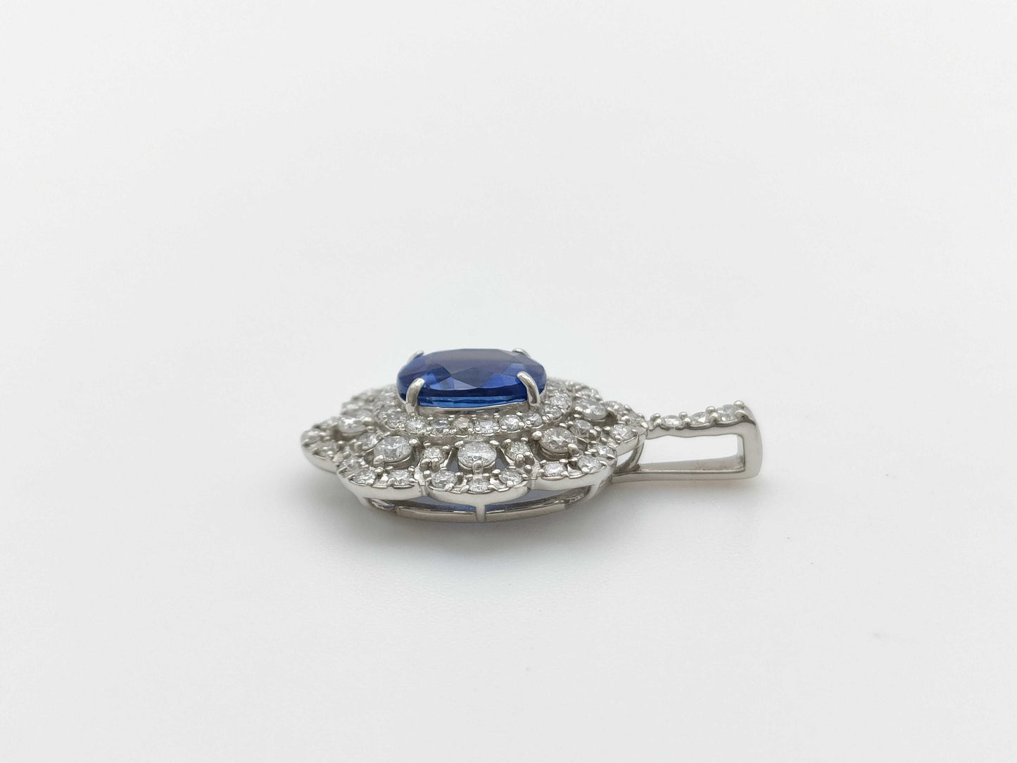S1.740ct D1.29ct PT900 3.7g Pendant Top