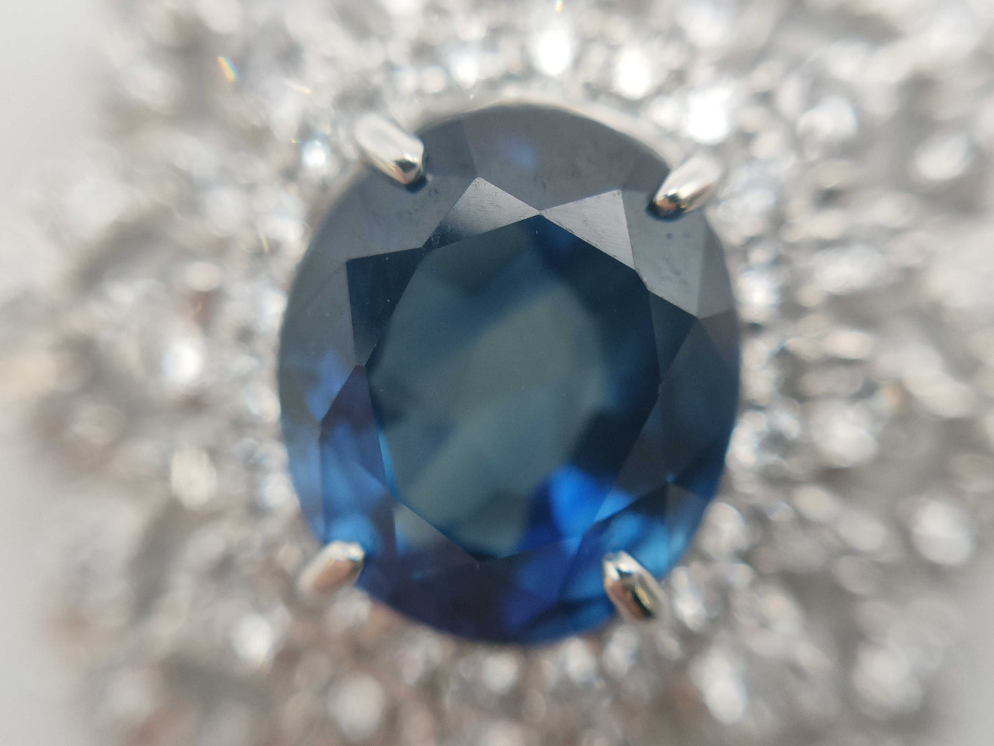 S1.868ct D1.41ct PT900 3.6g Pendant Top