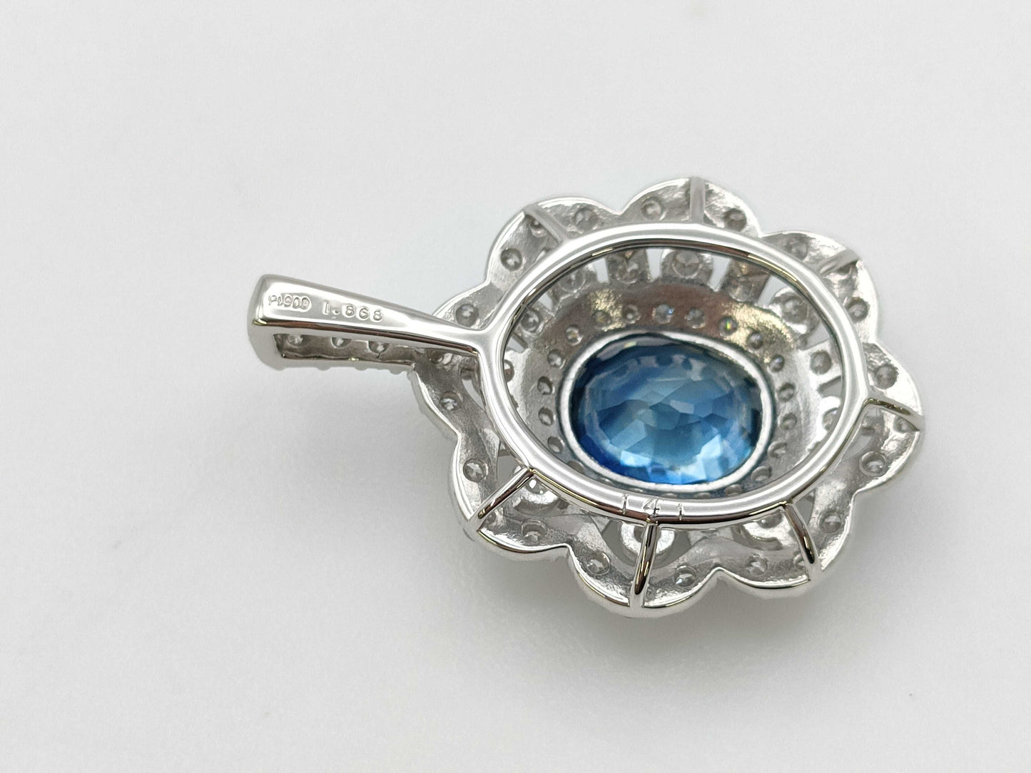S1.868ct D1.41ct PT900 3.6g Pendant Top